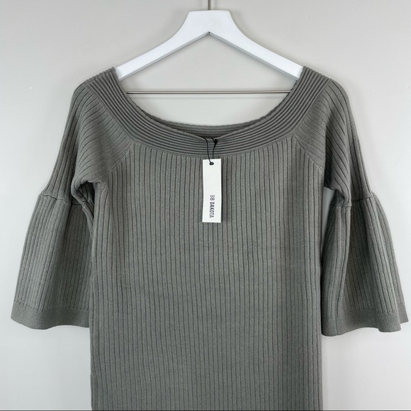 NWT BB Dakota Off-the-shoulder Sweater Dress Size Medium - Picture 4 of 8